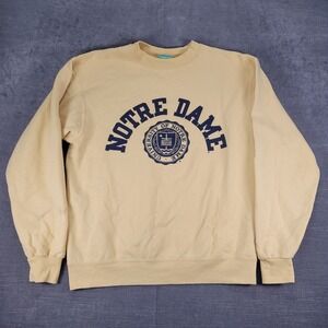 Champion Notre Dame Vintage Sweatshirt Crewneck Pullover Collegiate Logo‎ Medium